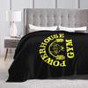 Powerhouse Gym Print Flannel Throw Blankets Soft Cozy Travel Blanket Lightweight Warm Fluffy Plush Blanket for Sofa Couch Bed