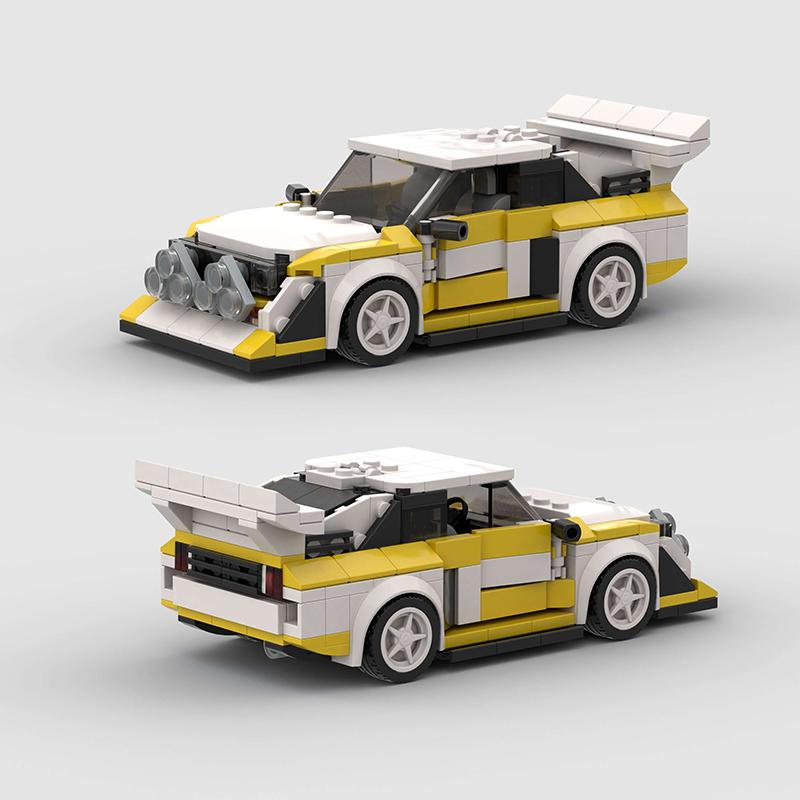 Moc City Speed Car Rally Sport Vehicle Racer ae86 M8 Model Building Blocks R34 Racing Super Technique Brick Christmas Gift