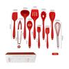10 PCS Silicone Cookware Set Kitchen Cooking Tools Baking Tools Tableware Silicone Shovel Spoon Scraper Kitchen Accessories
