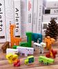 Wooden Animal 3D Puzzle Blocks for Children's Early Education