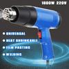 1800 W, 60–600 Grad Celsius, einstellbare industrielle Wärmeluftpistole, Heißluft-Windgebläse, Dual-Temperatur-Power-Trocknungsheizung