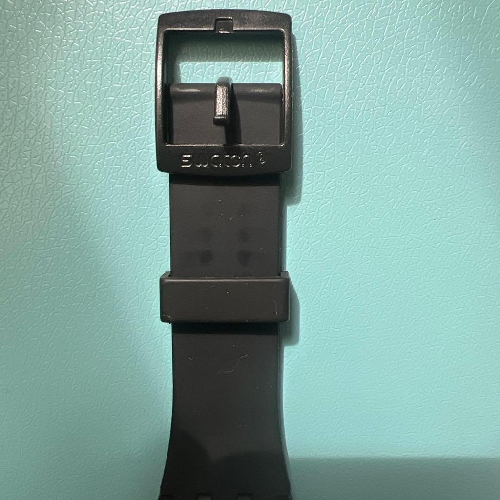 Used Swatch Chronograph Black Analog Watch