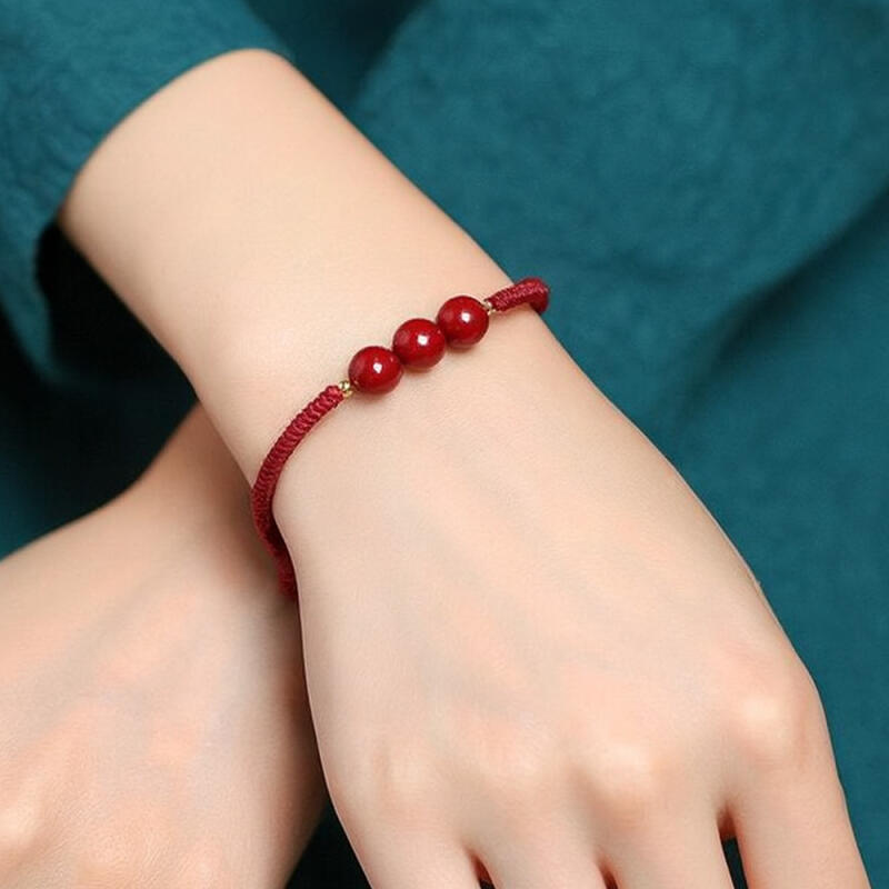 

Samun Lucky Stone Bracelet Red Thread Wish Bracelet Couple Friendship Couple Samun Lucky Stone Bracelet