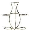 Ball Seat Seven Crystal Base Desktop Decoration Metal Shelf Stones Holder Rack Table