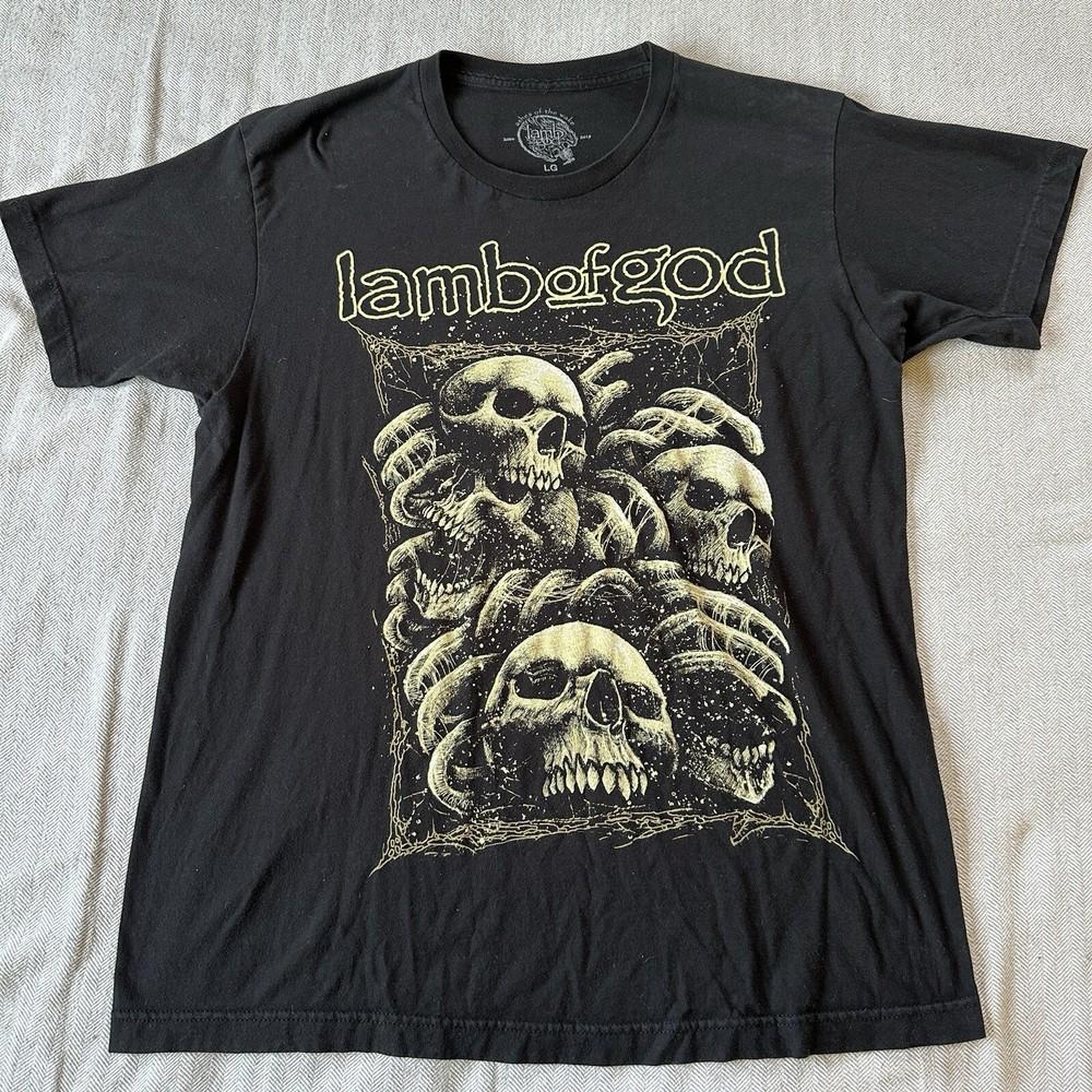 Lamb of God Official Ashes of The Wake  Size L Heavy Metal Rock Band Unisex T-Shirt L