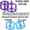 Nylon Bicycle Pedals Red Purple Orange Bianchi Pink Green 14mm Ultralight Bearing Wide Pedal for XC Bmx Pedal Board removal tool