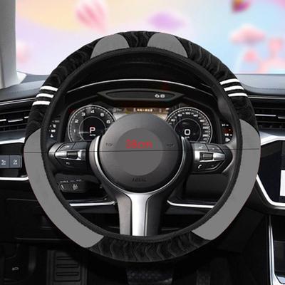 Winter Warm Car Steering Wheel Cover Soft Fur Plush Car Glove Cover High-density Universal Steering Wheel Protector Cover