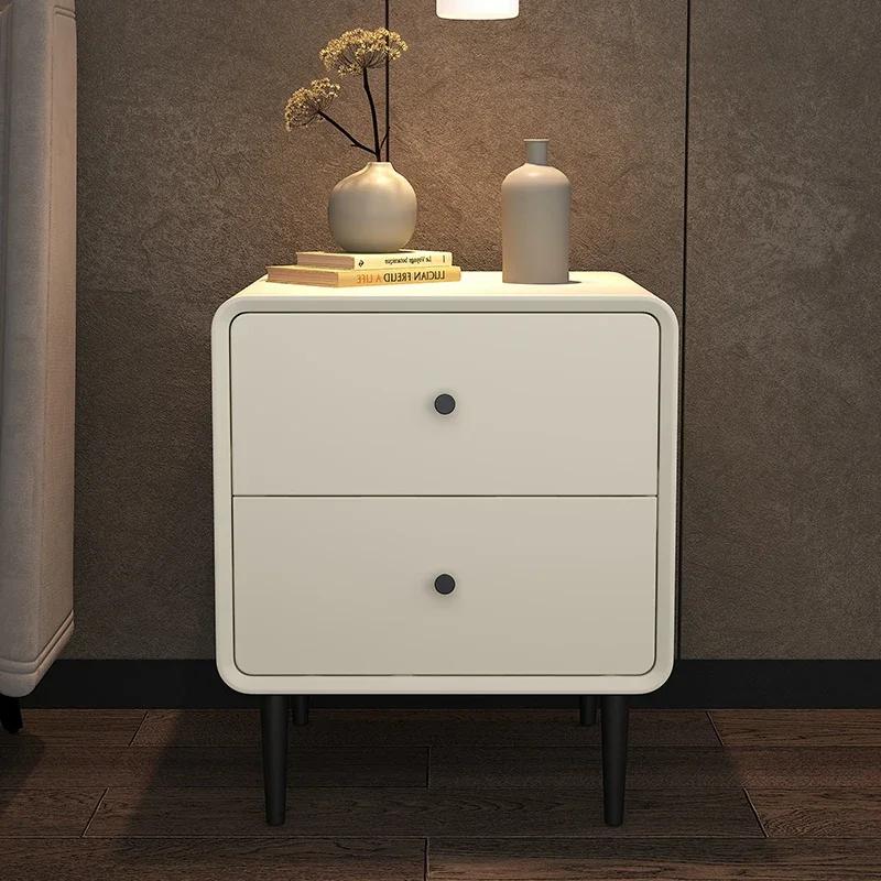 Storage Organizer Bedsides Table Drawers Unique Wood Italian Laden Desk Night Stands Trendy