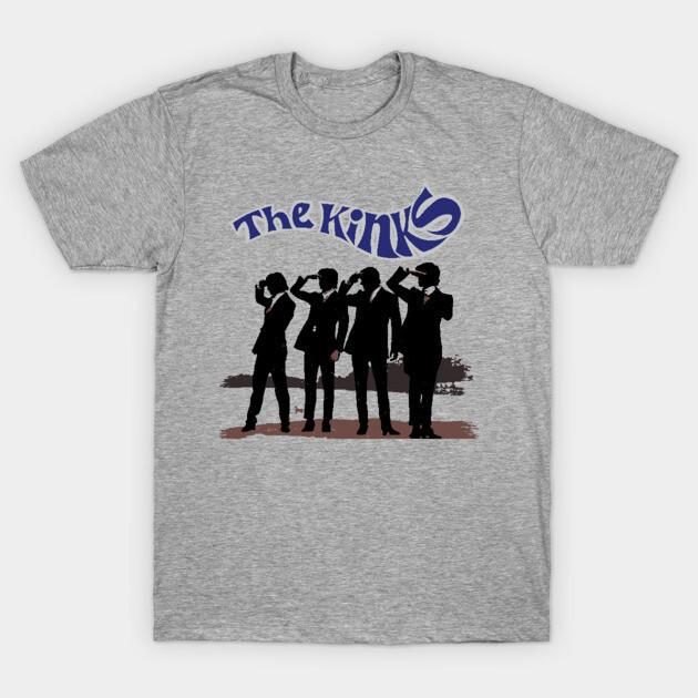 The Kinks Band Cotton S-5XL T Shirt Short Sleeve Sport Grey UR774 Unisex T-Shirt S
