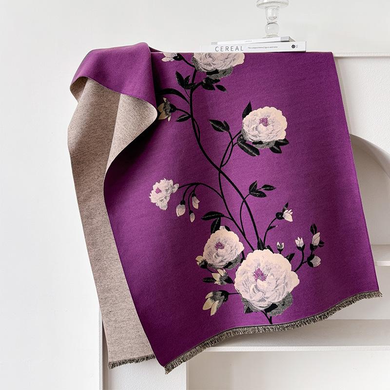New Luxury Cashmere Scarf Winter Women Pashmina Shawls Warm Blanket Wraps Female Foulard Bandana Thick Scarves Hijab