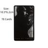 Black Tarot Deck Crafts Divination Fate Fortune Telling Card Friend Casual Party Entertainment Board Game Tarot Card Oracle Deck