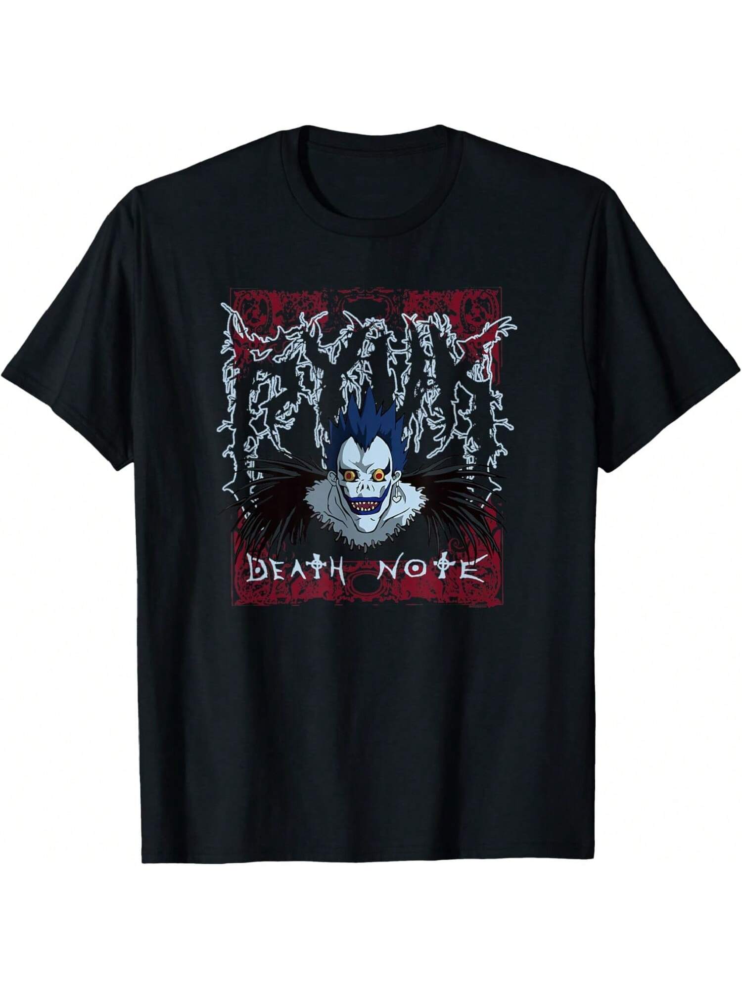 Deaths Notes Heavy Metal Shinigami Ryuk Anime T-Shirt S