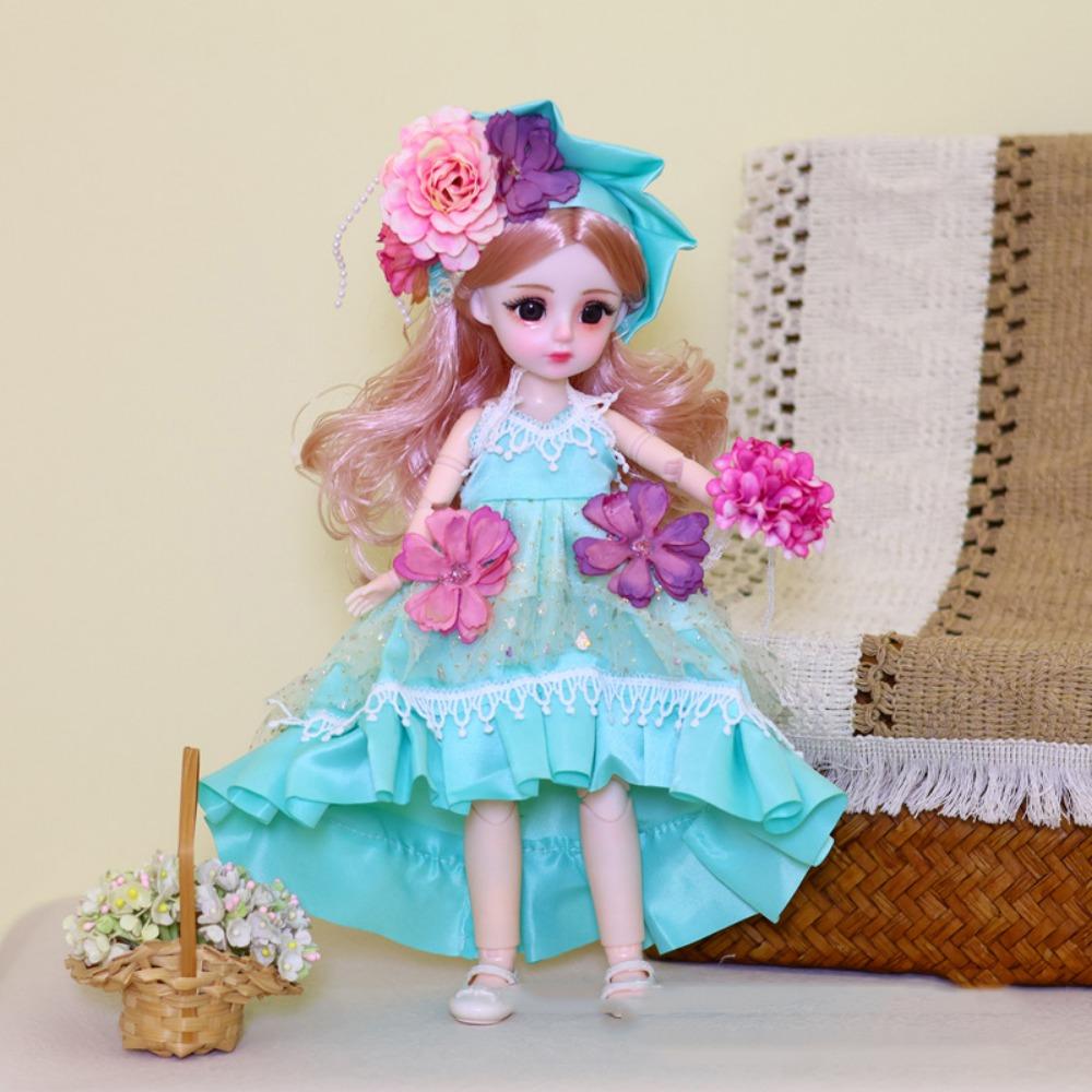 1/6 SD 30cm Bjd Doll with Clothes Attractive Eyes Princess Makeup Ball Joint Doll Toddler