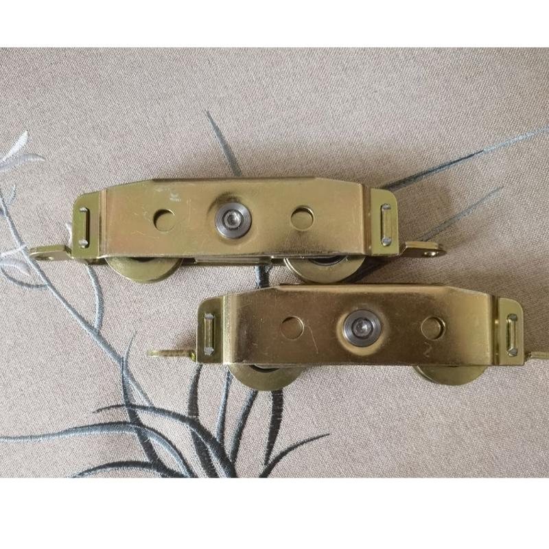 1/2/3pcs Sliding Glass Door Rollers 1-1/4inch Steel Ball Bearing Aluminum Alloy Window Door Pulley Rollers Easy To Use