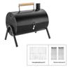 Smokeless Outdoor Double-Sided Portable BBQ Grill and Chimney Stove