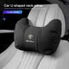 Car Headrest Ox Horn Type Neck Support Pillow For Alfa Romeo Giulietta 159 Mito Giulia Stelvio 147 156 Tonale Brera Disco Volant
