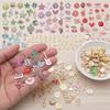 Acidea Charm Accessory Parts 412 Pieces 26 Letter Set A-Z Alloy Pendant Necklace Earrings Decoration Jewelry Basic Making Deco Kit Craft Handmade DIY