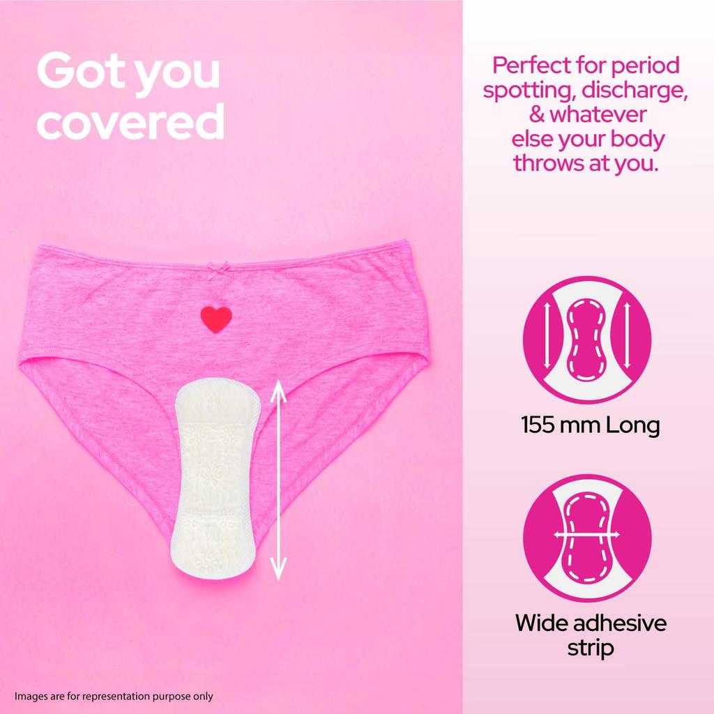 i-Activ Daily Panty Liners For Women | 60 Ultra Thin Cotton Soft Liners  | Breathable Hygiene Pads For Freshness And Comfort