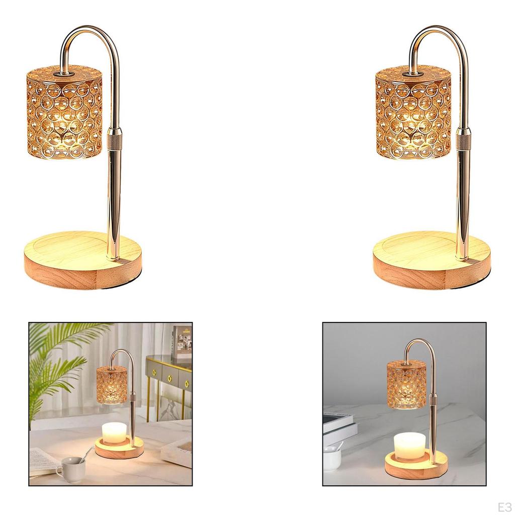 Lampe chauffante pour bougie Chauffe-cire Chauffage Chaleur Polyvalent Dimmable Électrique avec Variateur pour Pendaison de crémaillère Maman