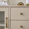 Bronze Color Brass Handle Retro Style Durable Antibacterial for Cabinet Door Drawer Handle Home Decoration