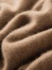 Women's Cashmere Thickened Round Neck Sweater - Autumn/Winter 2026 Loose Knit Pullover with Long Sleeves