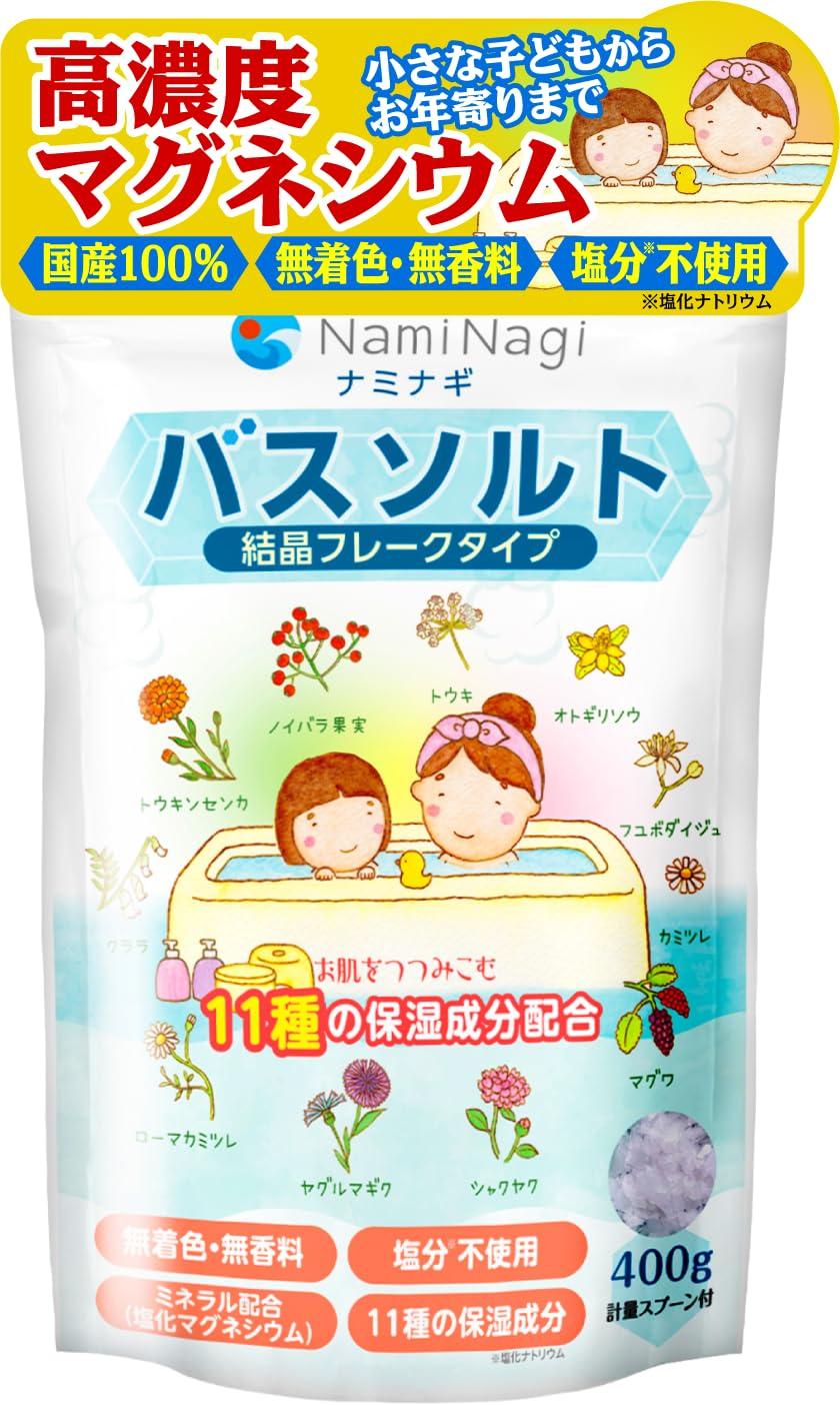 

NamiNagi Увлажняющий гель для душа для сухой и чувствительной кожи, изготовленный из натуральных растений. В комплект входит мерная ложка. Содержит соли, магний., (Для кожи), Япония, Экстракты,