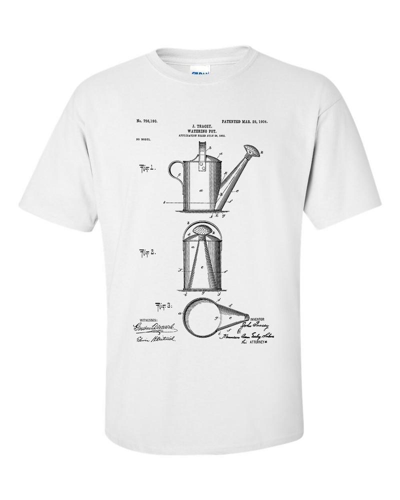Watering Can Patent Gardening Gardener AllotUnisext TShirt 2XL