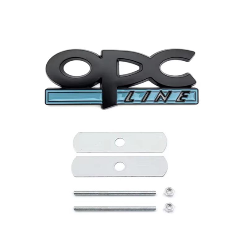OPC Line Emblem Front Grille Badge Tail Stickers Logo For Opel Astra G H J K F Corsa D Zafira B Insignia Mokka Regal Accessories