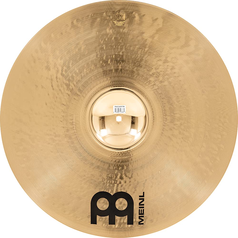 MEINL Cymbals Pure Alloy Custom Series Ride Cymbals Medium Thin Ride PAC22MTR 22"