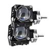 Motorcycle Headlight Dual Color White Yellow LED Spotlights Fog Lamp Driving Lamp For Motorcycle Truck Car SUV ATV Scooter 12V
