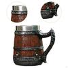 Bar Restaurant Mug Barrel Drinkware with Handle Coffee Medieval for Party