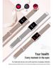ZX19 Women's Smartwatch - Heart Rate, Blood Pressure, Menstrual Cycle Alerts, Changeable Dial, Touch Screen.