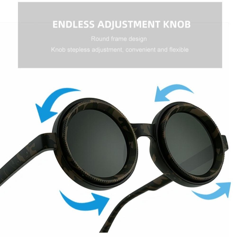 9 Level Adjustable Dimming Glasses ND Filter Sun Glasses New Polarized Sunglasses  Outdoor