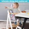 Inflatable Baby High Chair Cushion Dining Chair Back Feeding Sofa Infant Seat Cover Cute Comfortable Sitting for Supporting