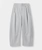 Dimiteulibeullaeg Vlad One-Pleat Curved Cutoff Sweatpants_Melange