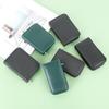9-Piece Dark Green Manicure Set with Zipper Bag and 6 Black Nail Clippers