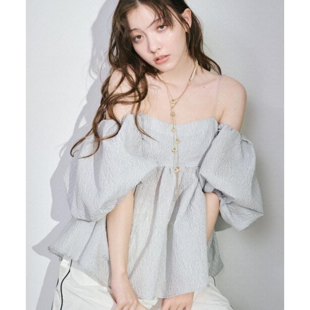 3way jacquard peplum bustier