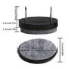 Felt Floor Protectors Slider Glide Pads High Quality 3 Size Table Chair Feet Legs Non-slip Felt Pad Nail To Prevent Scratches