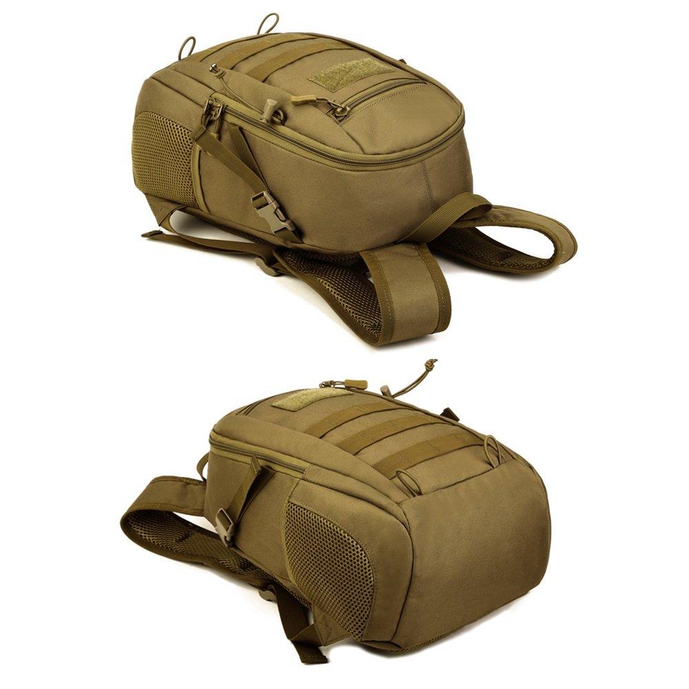 Phoenix Ikki 12L Mini Available In 6 Camouflage Outdoor Cute Dark Brown Camouflage Backpack, Lightweight, Wide-Opening, Durable, Water-Resistant,