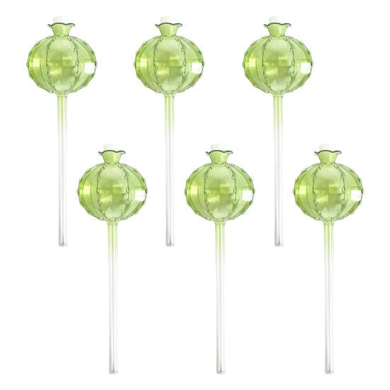 Plant Watering Bulbs Planter Insert Self Watering Globes with Stoppers Cactus Ball Shape Vacation Plant Watering Tools