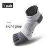 Men's women's sports five finger socks off-road marathon short tube socks outdoor running anti slip breathable split toe socks