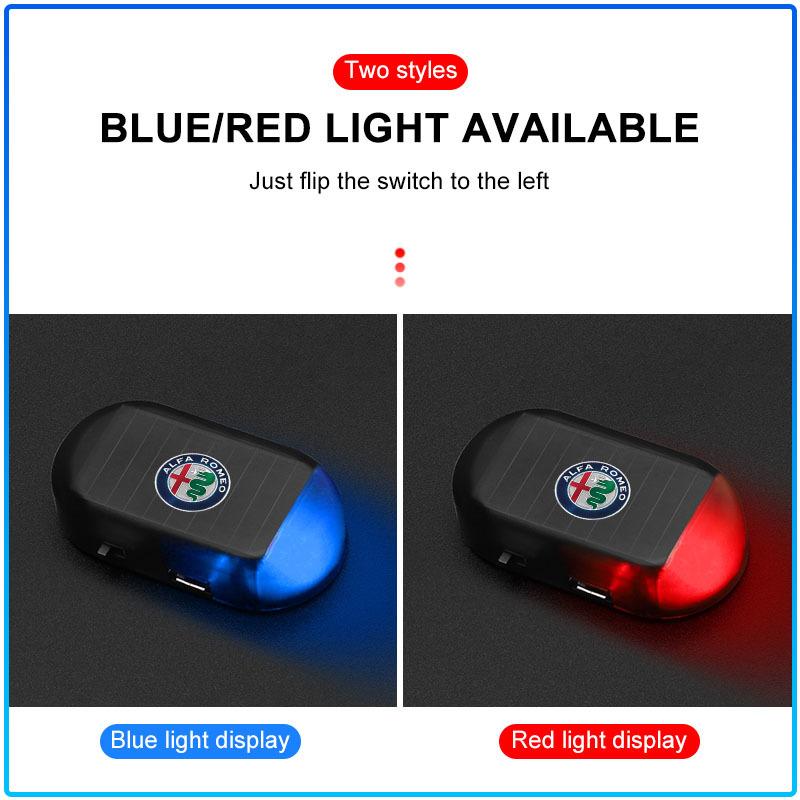 1pcs Strobe Signal Security System Flash Warning LED Light Alarm Lamp For Alfa Romeo 147 159 Giulietta Giulia Mito Spider Alpha Nheadrest
