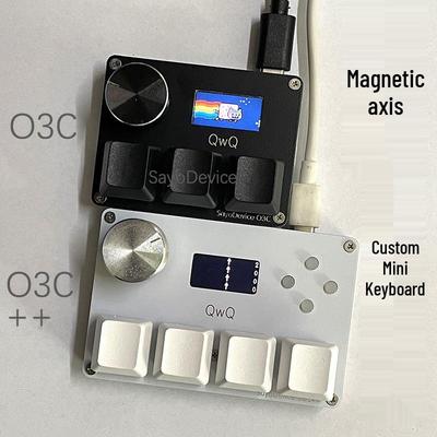 Magnetic Axis Customizable Gaming Keyboard with Knob