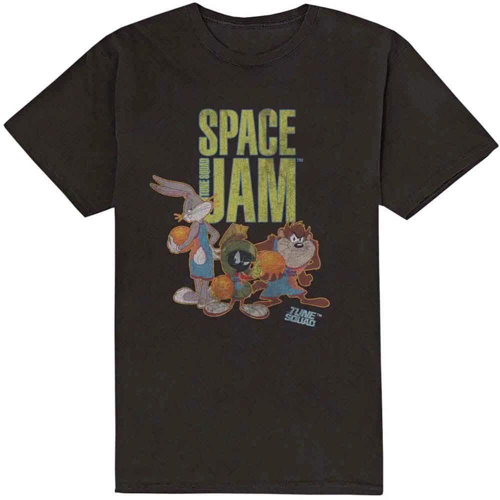 Space Jam T Shirt Tune Squad Logo Official Mens Black M S