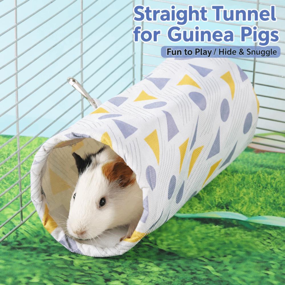 Tunnel Design Guinea Pig Tunnel Breathable Small Pet Hiding Toys Dutch Pig Toys  Small Pets