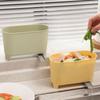 Kitchen Waste Bin Drainable Trash Can Countertop Sink Garbage Cans Home Kitchen Dry Wet Separation Rubbish Bin
