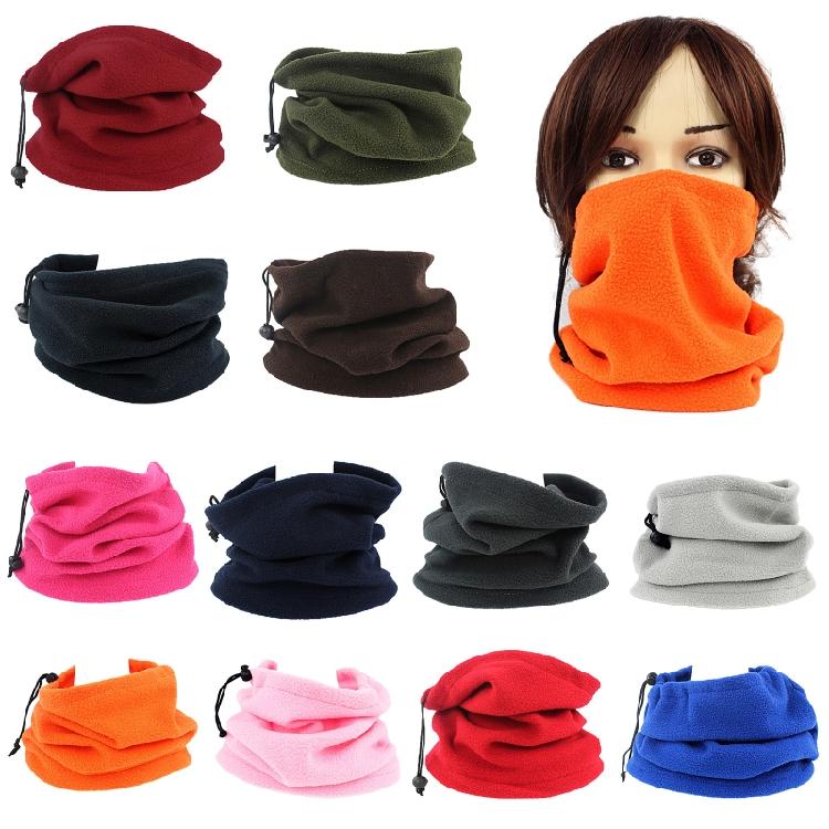 Unisex Polar Fleece Neck Warmer Windproof Winter Gaiter Cold Weather Face Mask