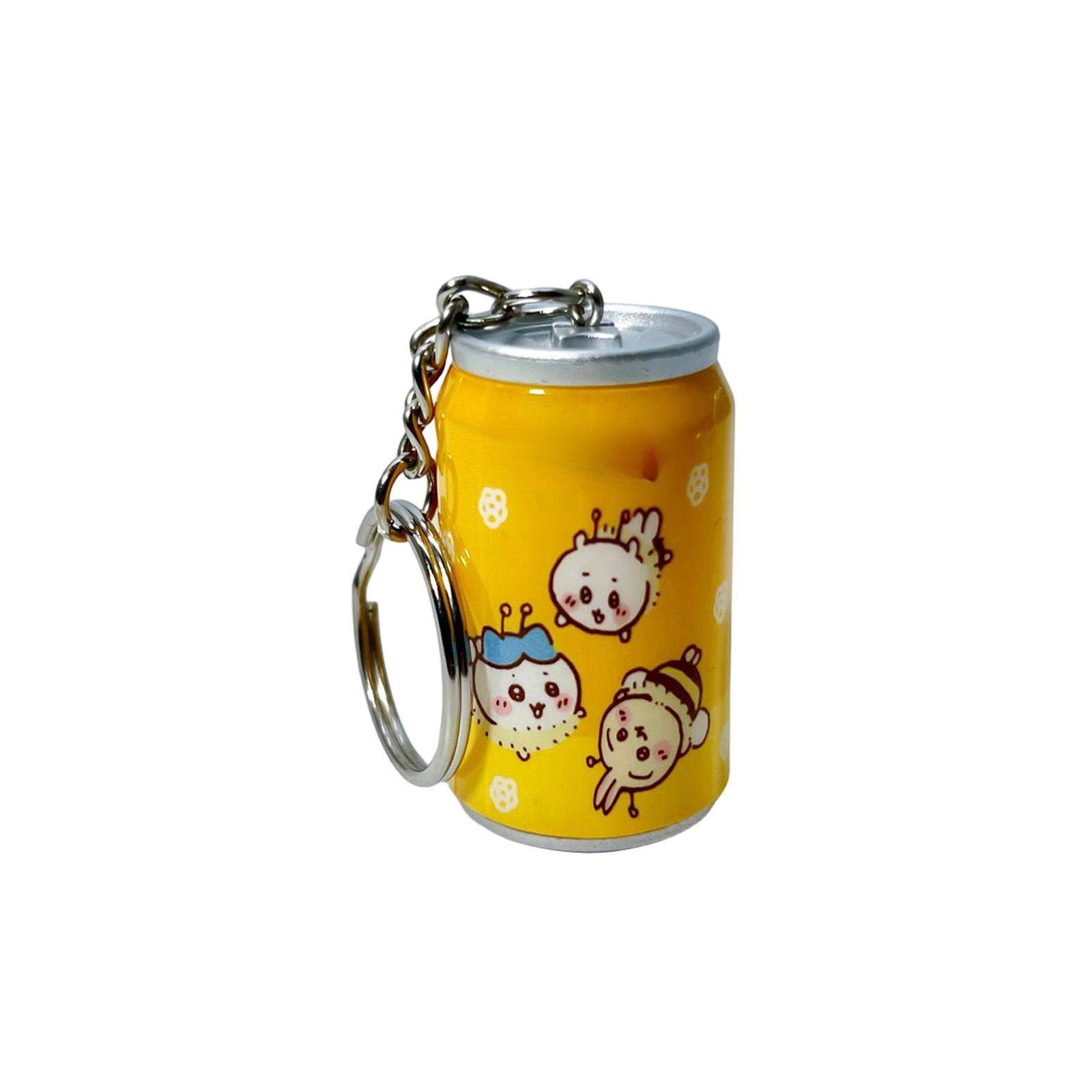 

Realistic Aluminum Can Keychain, Cute Cartoon Aluminum Can Beverage Pendant, Bag Charm One Size жовтий