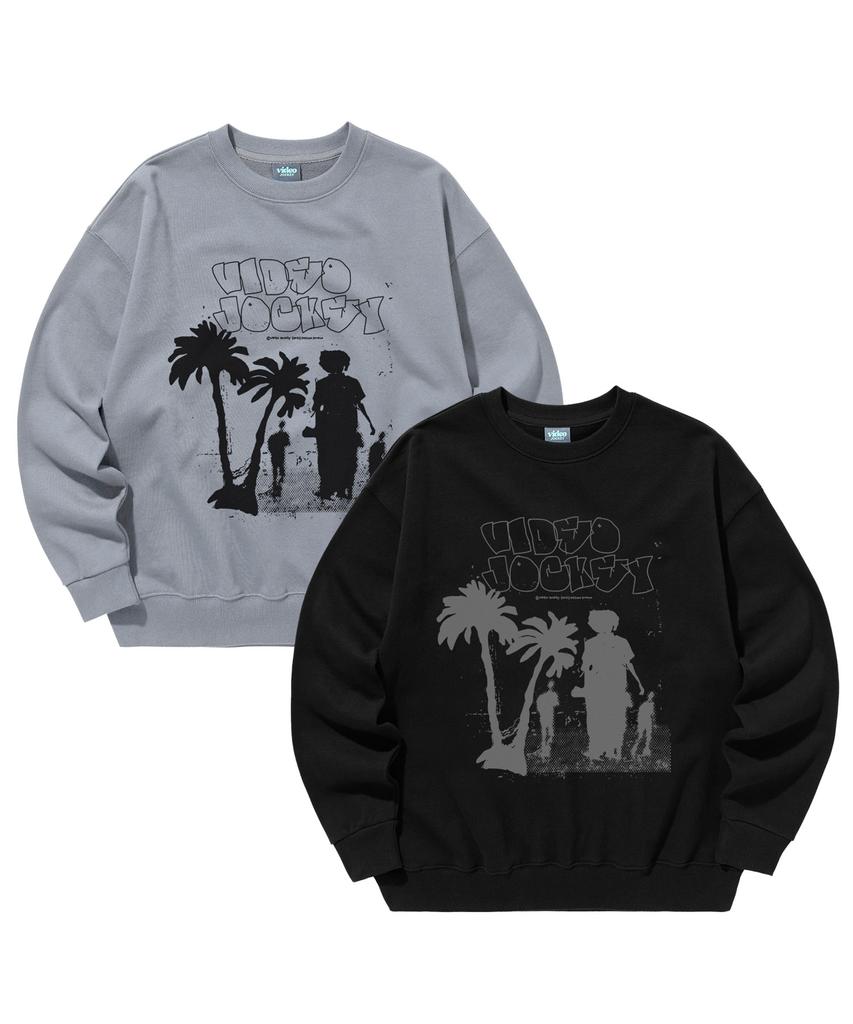 VIDEO JOCKEY Walk Sweatshirt [Ash Gray]