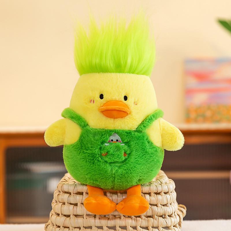 Genuine Duck Plush Toy Pillow With Baby Carrier Adorable Stuffed Duck Doll For Girls Wholesale Gifts